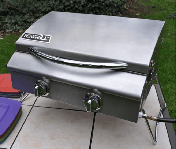 Hook up propane to grill